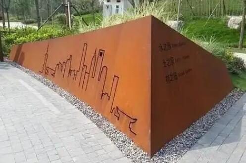 华亭耐候钢挡土墙